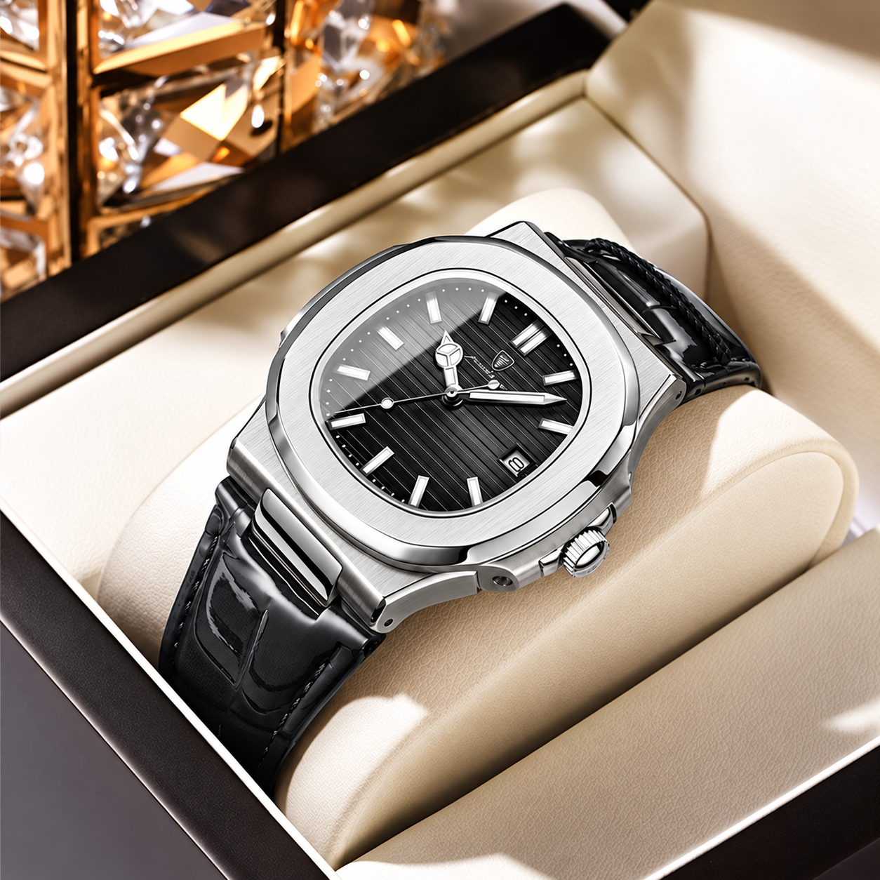 Luxury quartz watch product image